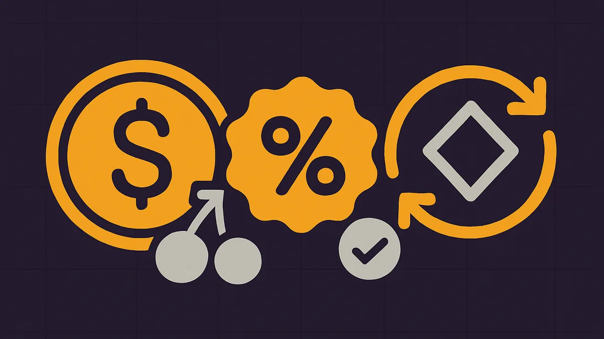 Illustration of US casino bonus types including no deposit bonus, match and free spins