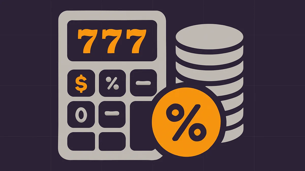 Illustration of calculating wagering requirements on a real money no deposit bonus